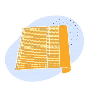 Сито с фальцами квадратная ячейка 12x5 мм