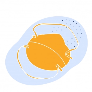 Респиратор 9913 3М с доп. защитой от орг. паров ГОСТ 12.4.191-99
