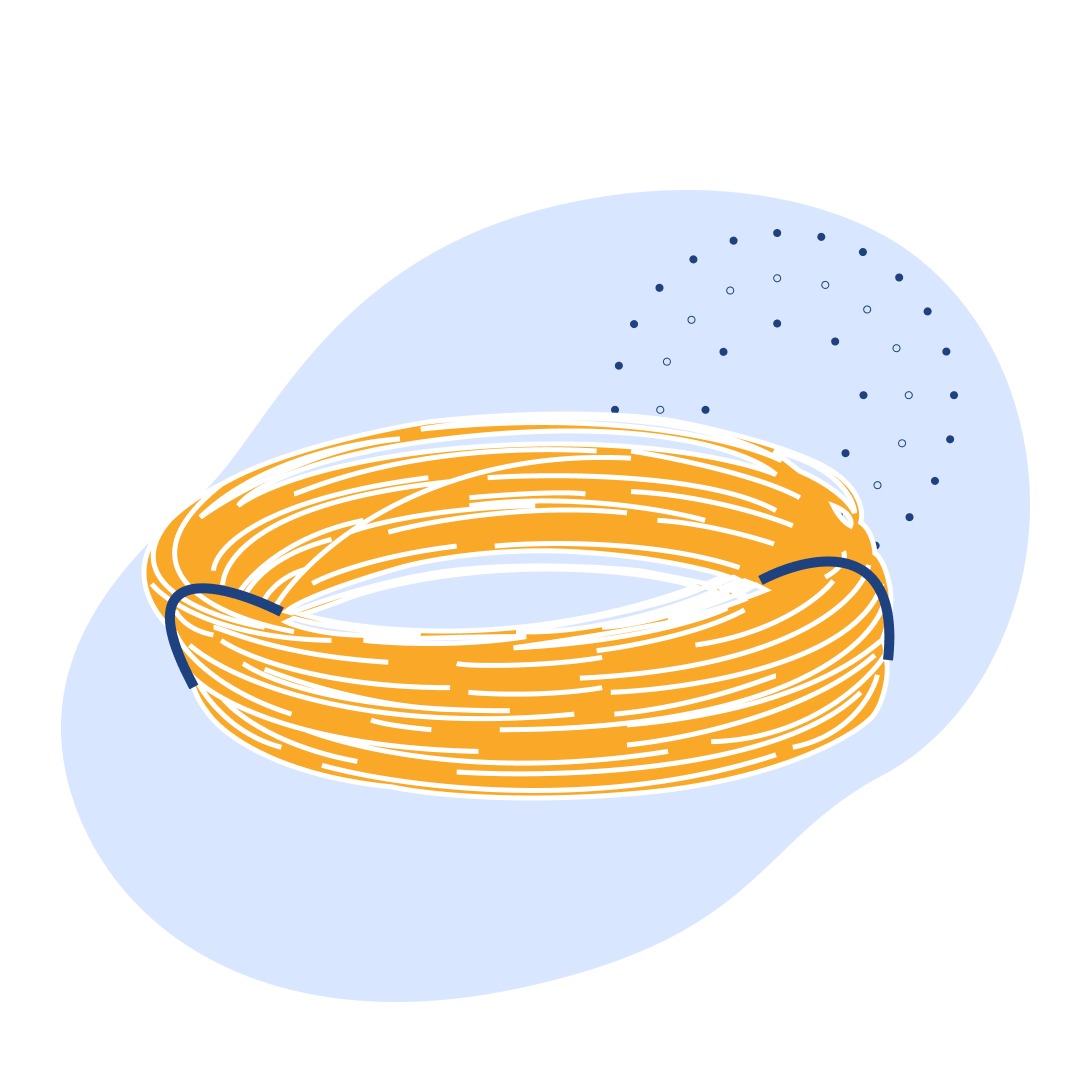 Кабель монтажный 1х0.5 мм2 МКЭШвнг(А)-LS безгалогенный