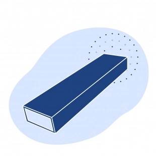 Труба стальная профильная прямоугольная 260х130х8.5 мм 09Г2С ГОСТ 32931-2015